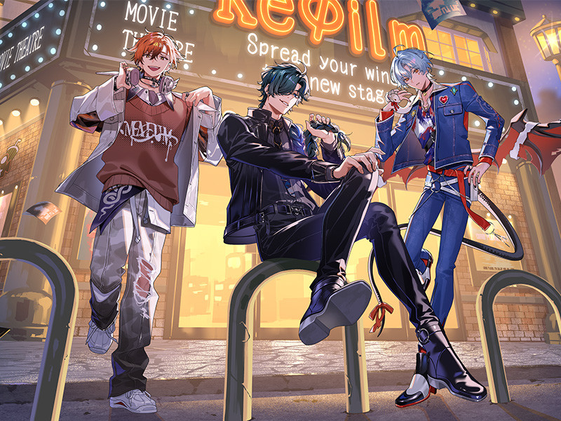新人男性VTuberユニット「Reφilm」（レフィルム）初のオリジナル楽曲『NEW LIFE』をデジタルリリース＆MVを公開！